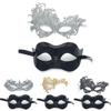 Adult Half Face Lace Mask With Elegant Design For Valentines Day Party
