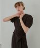 Etmont Pintuck String Dress, Black