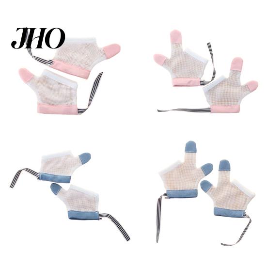 Nail Protection Thumb Gloves Sucking Guard Breathable Anti Finger to Easy To Clean Stop Biting Thumbs Fingers for Baby Comfortable Fabric Anti-finger