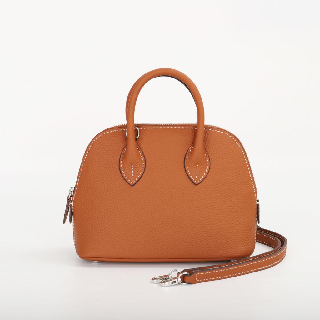 2025 Women's Fashion Leather Mini Shell Handbag - Large Capacity Single Shoulder Crossbody Bag