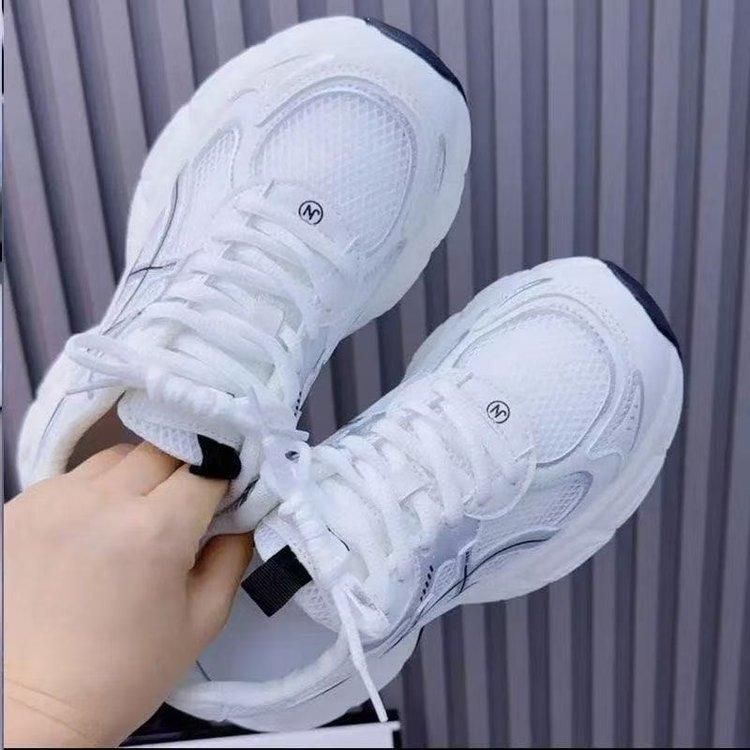 

Popular feet small mesh breathable dad shoes women 2025 summer new versatile super soft lightweight casual sports shoes 40 серый