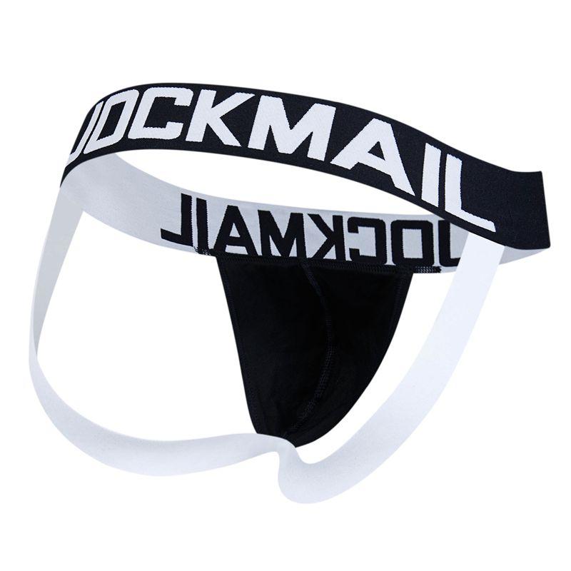 Jockstraps JOCKMAIL Sexy Pánská tanga Spodní prádlo Bavlna Prodyšné Sportovní Šortky s T-backem Obyčejná Móda Pánské Bikiny Kalhoty s G-string