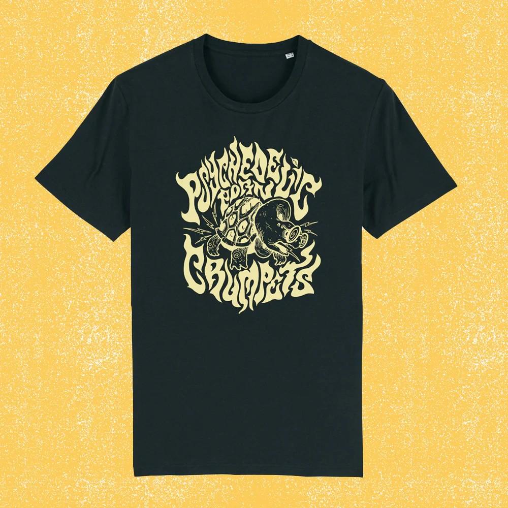 Psychedelic Porn Crumpets Black Cotton Shirt Full size S-5XL BS1008 S