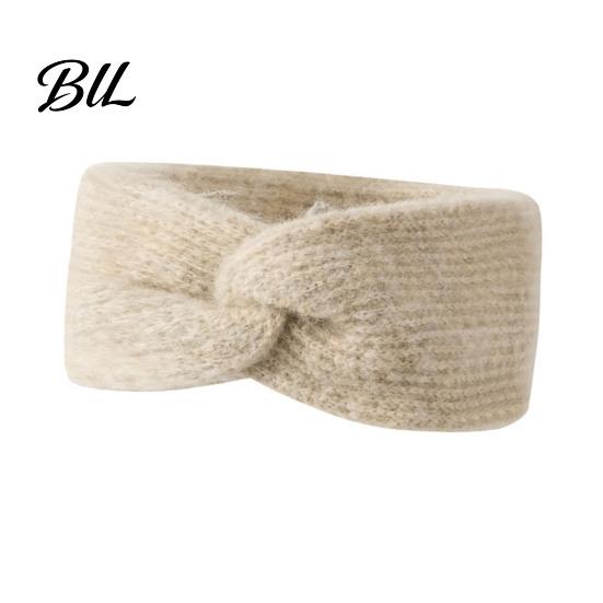 Versatile Winter Ear Warmer Women Headband, Twist Knot Knitted Thick Warm for Cold Weather Warmers, Cozy Head Wrap Autumn Accessories Thermal