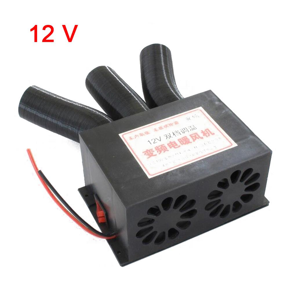 Fast Heating 3 Port Car Air Heater 800W DC 12V Auto Windshield Defroster Compact Air Heater Fan Car Accessories