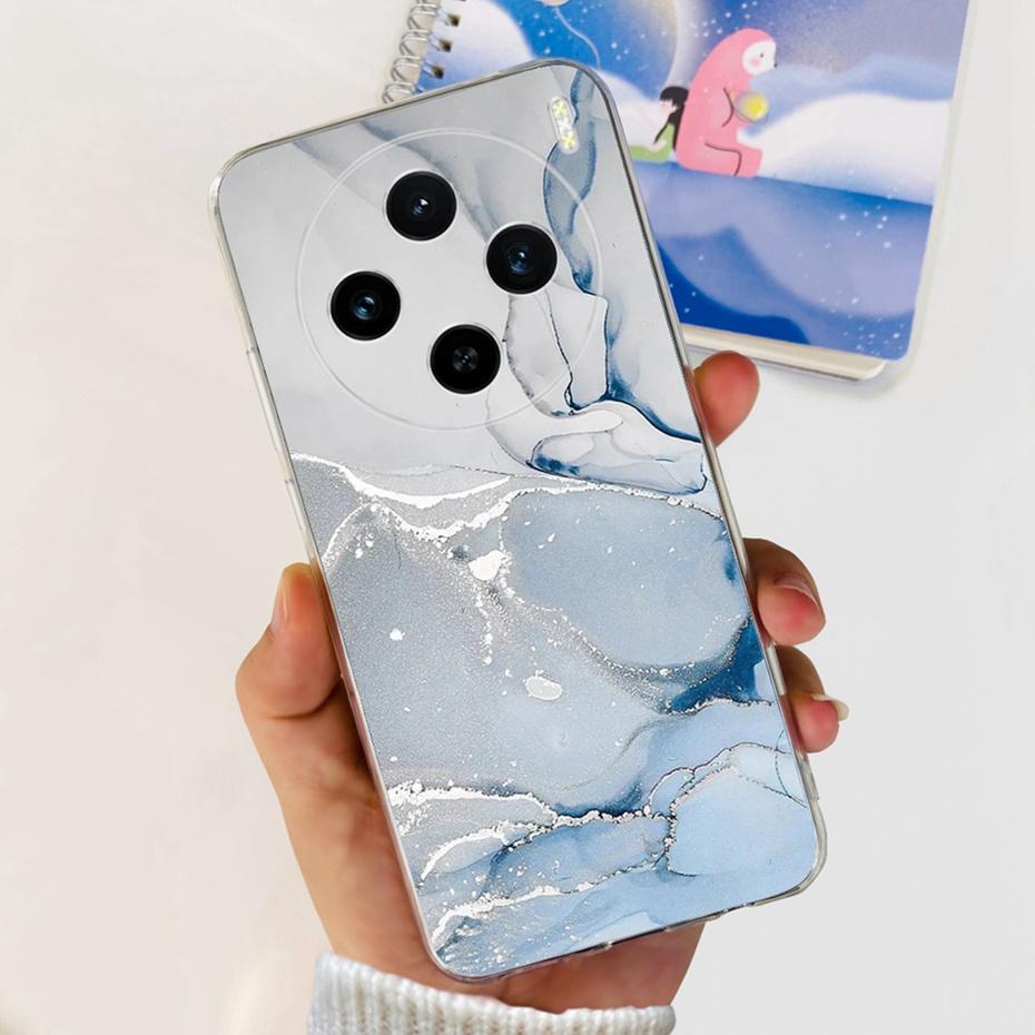 For Vivo X100 / X100 Pro Fashion Dragon Metal Pattern Case Cover For VivoX100 X 100pro 5G Soft Silicone TPU Phone Cases