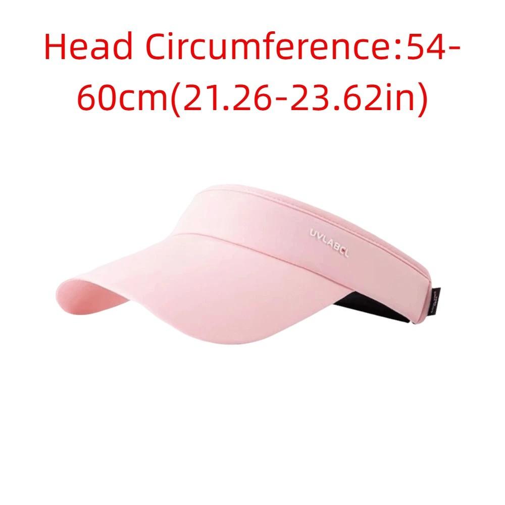 Fashion Solid Color Empty Top Hat Sunscreen UV Protection Sun Protection Hat Wide Brim Running Hat Female Sunshade Hat Summer