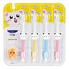 Frog QB816 Miaomiao Cat Children's Soft Bristle Toothbrush 3-Pack