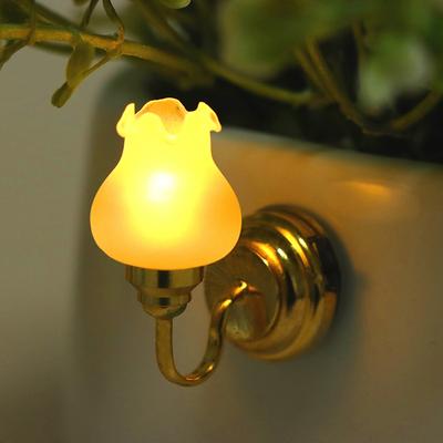 1:12 puppenhaus Miniatur Wand Lampe Led Lampe Schreibtisch Lampe Wand Licht Puppe Decor Spielzeug