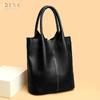 Large-capacity Leather Women's Bags, New High-end Fashion Shoulder Messenger Bags, First-layer Cowhide Large Bags