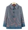 Grandma's 2024 Spring & Autumn Outerwear: Stylish Tops for Middle-Aged & Elderly Women (60-70)