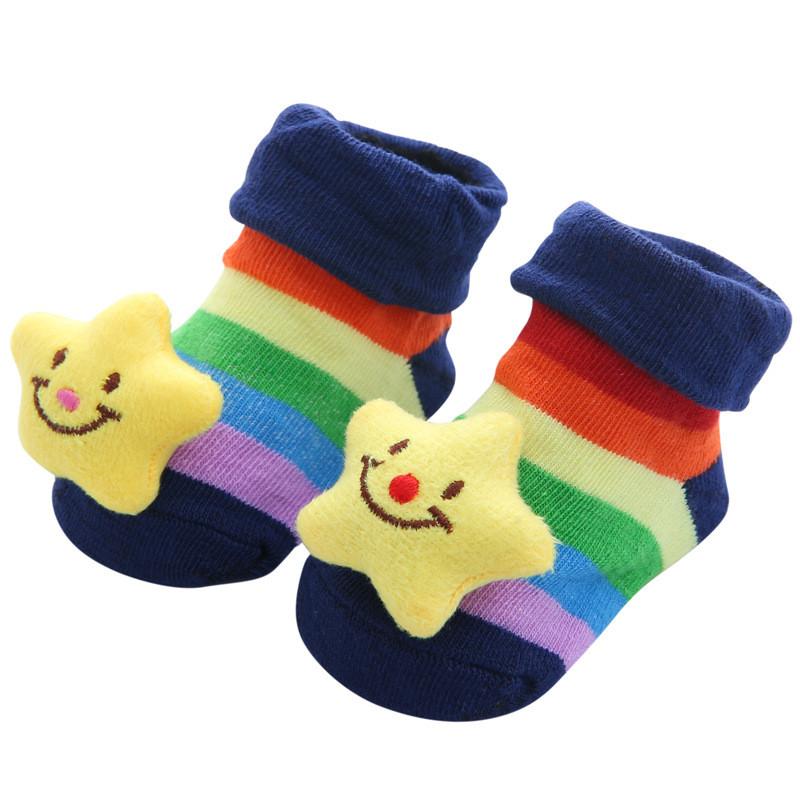 3D Baby Soccer Socks Anti-Slip Cotton Infant Socks Cute Football Pattern Soft Newborn Toddler Socks for Baby