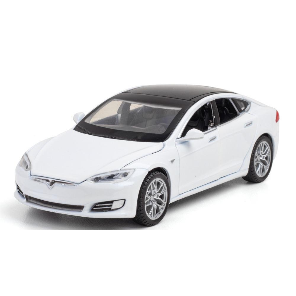1/32 Tesla MODEL S Legering Auto Model Diecasts & Speelgoedvoertuigen Speelgoedauto's Gratis Verzending Kinderspeelgoed voor Kinderen Geschenken Jongens Speelgoed