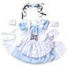 Clearstone Lyrical Palette Cosplay Halloween Gingham Cat Maid Women's Blue