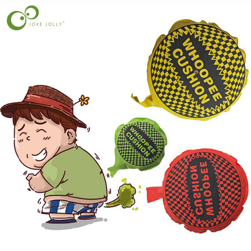 Prank Toy Funny Sponge Fart Pad Farting Bag Pillow Mischievous Make