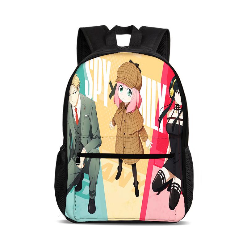 SPY×FAMILY Zaino Versatile Cartone Animato Grande Capacità Outdoor Viaggio Alpinismo Ragazzo e Ragazza Scuola Compleanno Miglior Regalo