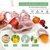 DIY Teething Ice Cream Stick Mold BPA-Free Reusable Ice Cream Mold Easy Clean 6 Cavity Popsicle Ice Cream Stick Mold