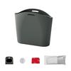 Silicone Car Trash Bag Waste Bin Garbage Can Suitable for Organized Interior, Hangable Foldable Waste Storage Accessory