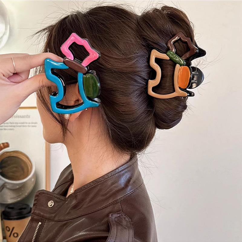 Cartoon Puppy Hair Clip Oil Painting Color Hair Gripper Creativity Hairpins Hair Accessories