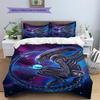 Cartoon Pattern Bedding Quilt Set Quilt Cover Pillowcase Home Decoration Birthday Gift (1 * Duvet Cover + 2 * Pillowcase, Without Core)