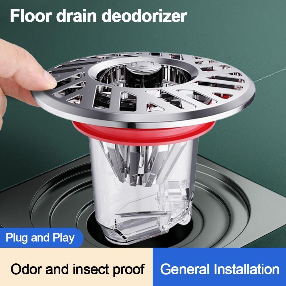 Anti Odor Floor Drain Core Removable Insect Proof Sewer Strainer Plug Odor Control Easy Install Basin Drain Filter