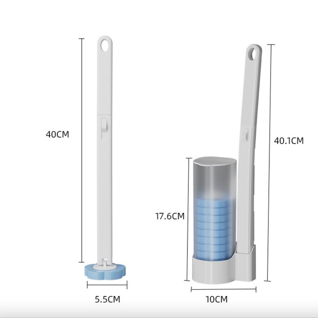 Toilet Brush Disposable Replacement Head Cleaning Kit Toilet Bowl Brush Long Handle Wc Accessories Tool