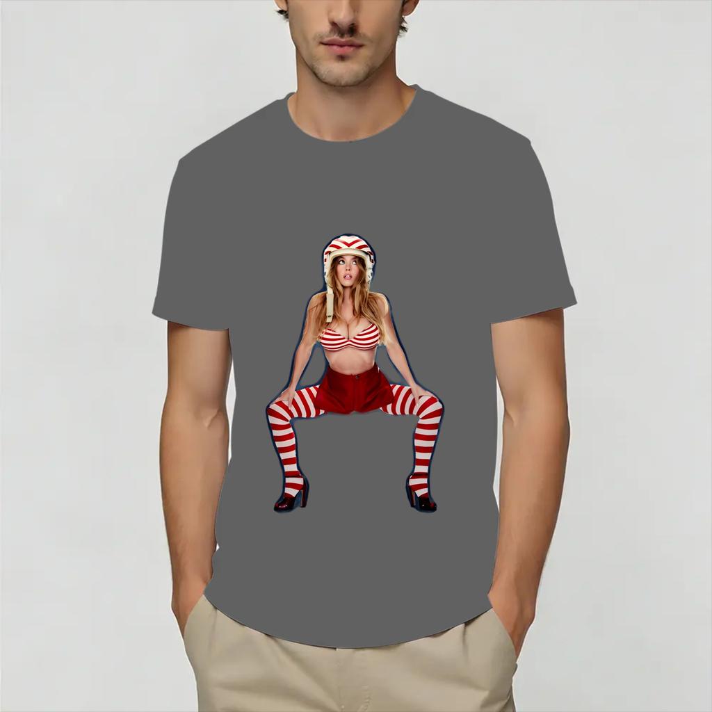 Sydney Sweeneys Cotton Tshirt For Unisex Summer Vintage Tshirts Crewneck Harajuku Tee Shirt Oversized Hot Sale Tops