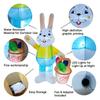LED Waterproof Easter Light Yard Lawn Decor 1.5/1.8/2.1M Bunny/Carrot/Egg Figure Easter Universal Glowing Inflatable Decoration