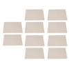 10Pcs Microblading Practice Skin One Sided Pattern 11 Pairs Inkless Silicone Eyebrows Practice Skin