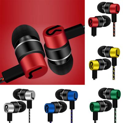 Universal 3.5mm In-Ear Stereo Earbuds Earphone Mic For Samsung For iPhone Cool