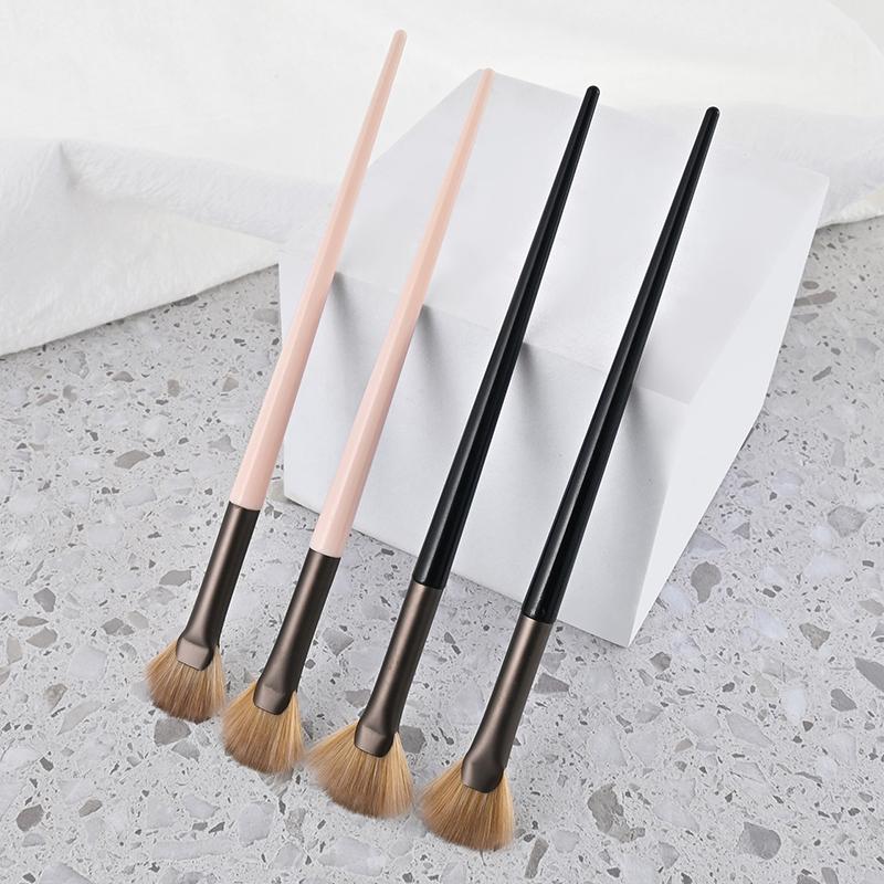 1/3 Stück Schlanker Weicher Gesichtsfächer Pinsel Make-up Kosmetik Mehrzweck Maskenpinsel Make-up Pinsel Werkzeug Professioneller Puder Kosmetikpinsel Werkzeug