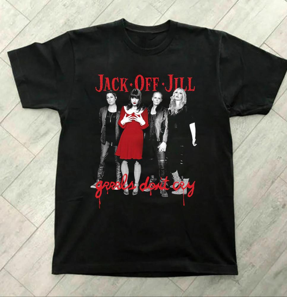 Коллекция Jack Off Jill Группа Подарок Для Фанатов S to 5XL Футболка Унисекс Футболка XXXL