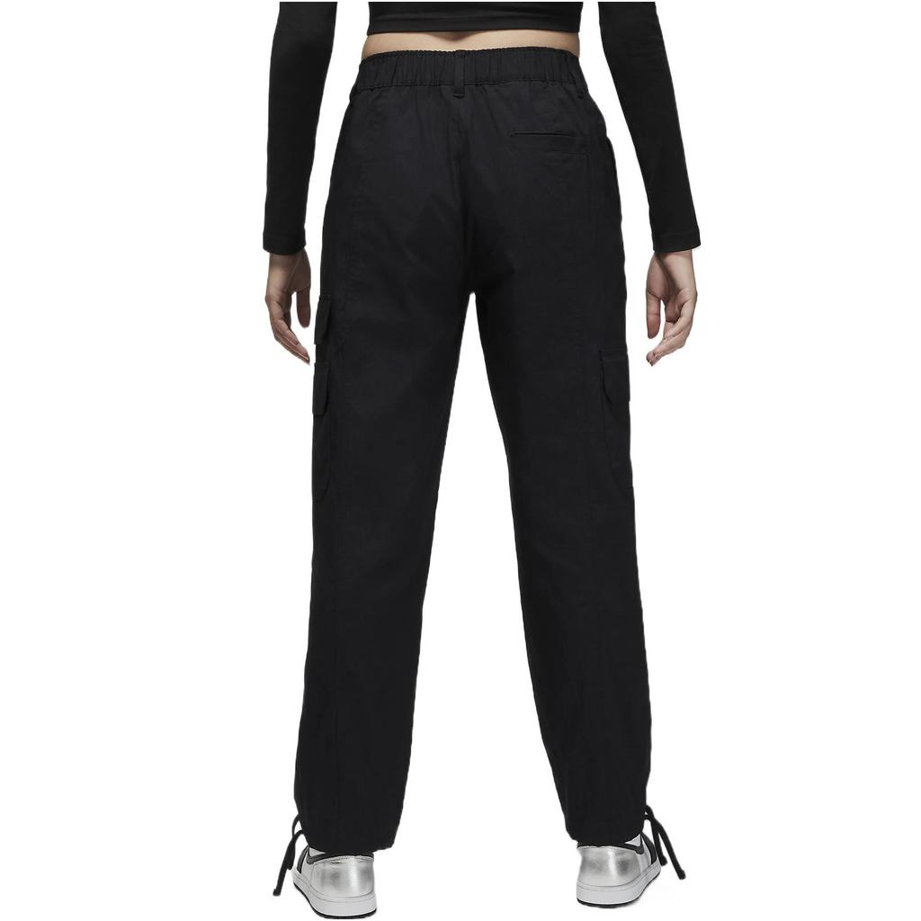 Jordan Flight Chicago Logo Patch Pocket Straight Leg Cargo Pants Women Bottoms Black DQ4624-010