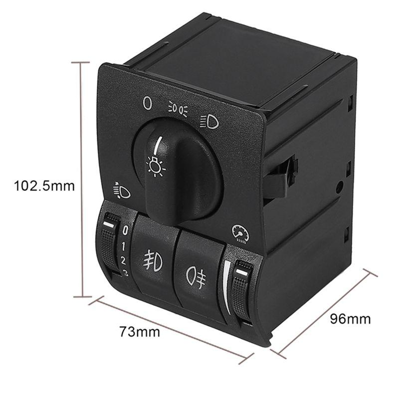 Portable Car Headlight Fog Lamp Control Switch Accessories Parts For OPEL Astra Wagon VAUXHALL 90437440