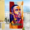 Galatasaray Personalized Text Beach Towel Quick-Dry Soft Microfiber