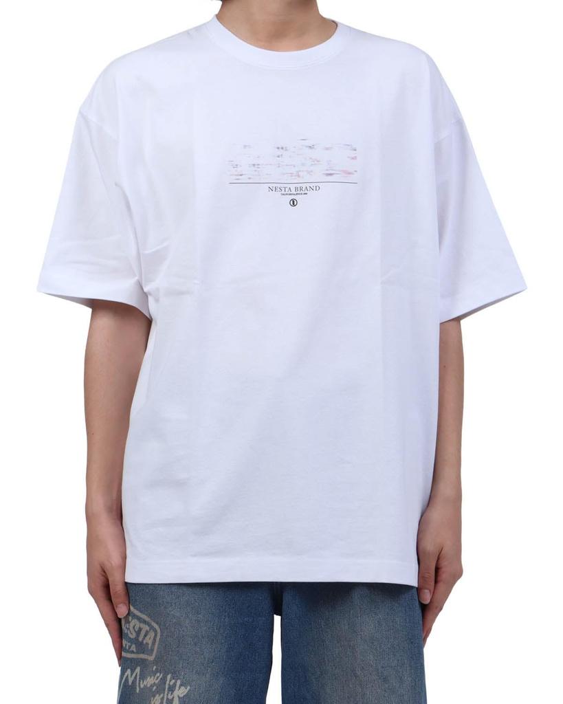 Art Noise Leo Unisex Reggae Streetwear Casual Wear Short Sleeve Summer Clothing 262NB1004 White L [Nesta Brand] T-Shirt Men's