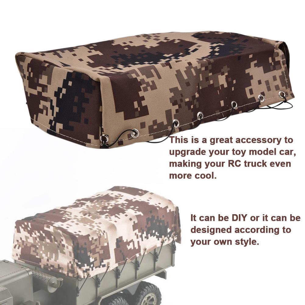 Canvas Tent Decoration Model Car Accessories for Jannyshop Fayee FY004 Military SiX Wheel Truck