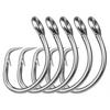 Free Samples Sea Fishing Stainless Steel Hooks Barbed Tuna/Shark Hook for Boat Fishing High Quality Preservative 5pcs/bag
