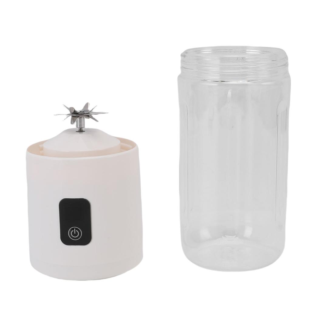 Portable Blender Cup Re Able Electric USB R Blender 500ml Large Capacity with 1500mAh Battery for Fruit