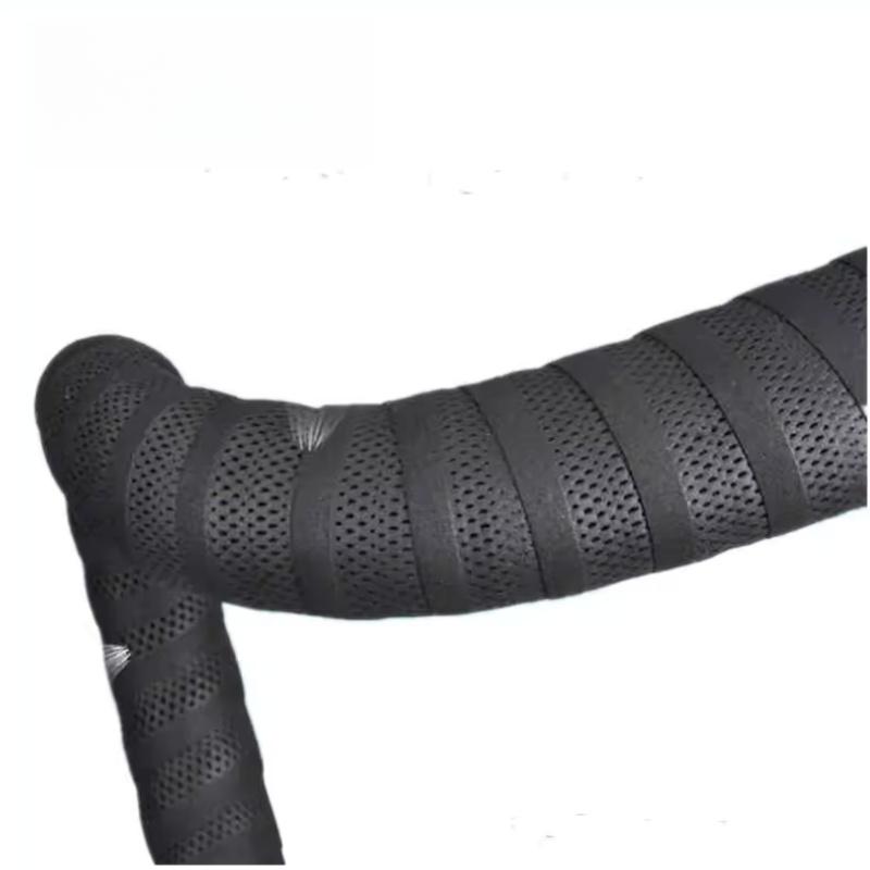 New Bike Tape Carbon Fiber Road MTB Bicycle Handlebar Tape Cycling Mesh Non-Slip Waterproof Bartape Soft EVA Sponge Leather Belt