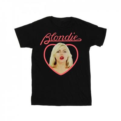 Жіноча/Дівчача Бавовняна Футболка Бойфренда з Принтом Серця