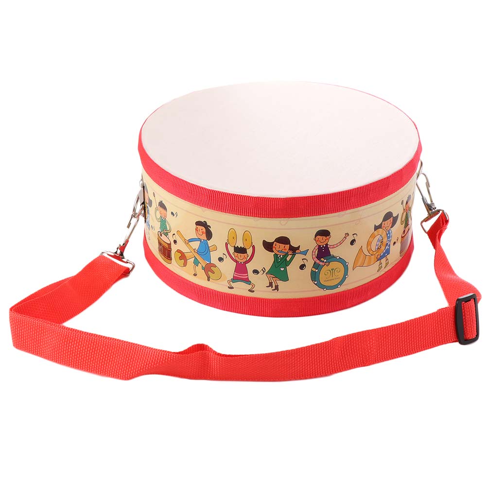Double Sided Instrument Hand Drum Toys Wood Kids Drum Toys  Children Preschool