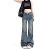 Damen Jeans Schlaghose Freizeit Schlankmachend Vintage Inspiriert Herbst Hoher Bund Glocke Damen Hose Schlag Jeans Jeans Y2k