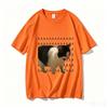 New Funny Meme Sad Crying Cat Printed Adult And Kids Casual Cotton Tshirt Summer Harajuku Short Sleeve Tees Clothes