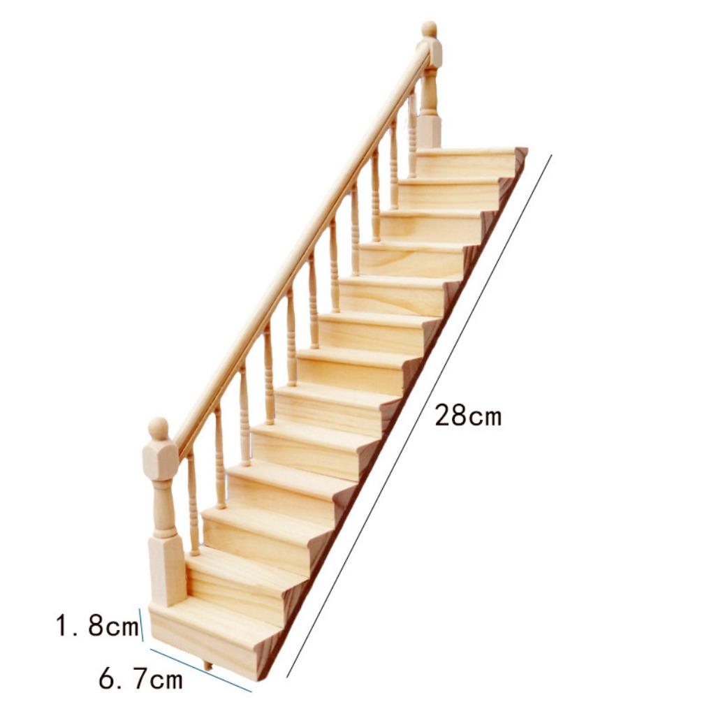 1/12 Scale Dollhouse Stairs Model