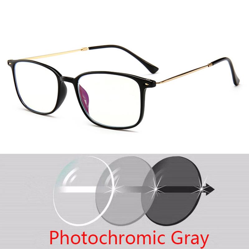 Men Thin Metal Legs Square Myopia Glasses Women Round Diopter Shortsight Eyeglasses -1.0 -1.5 -2.0 -2.5 -3.0 -3 -4.0 -6.0