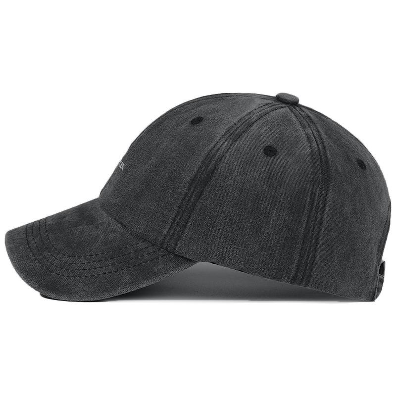 Embroidery Flowers Baseball Cap Washed Cotton Vintage Dad Hat Fashion Streetwear Hip Hop Urban Street Style Adjustable Unisex Casual Summer Cap