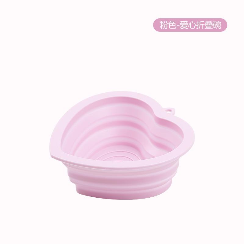 Haustier Faltnapf Hundenapf Hund Outdoor Fütterung Ausgehen Trinknapf Tragbares Haustierzubehör Haustiernahrung