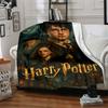 1pc Harry Potter Flannel Throw Blanket - HD Printed Lightweight Soft Warm All-Season Blanket for Sofa, Bed, Travel, Camping 112