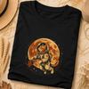 Japanisches Weltraumkatzen-T-Shirt, Glückskatzen-Ästhetik-Grafik, Retro-Kanji-Katzen-Grafik, Minimalistisches Weltraumkatzen-Grafik-T-Shirt, Vintage-Weltraumkatzen-Design